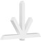 Ekena Millwork Kennewick Architectural Grade PVC Gable Bracket, 84"W x 56"H x 6"D x 6"F, 16/12 Pitch GBP084X56X0606KEN00 - alternate 1
